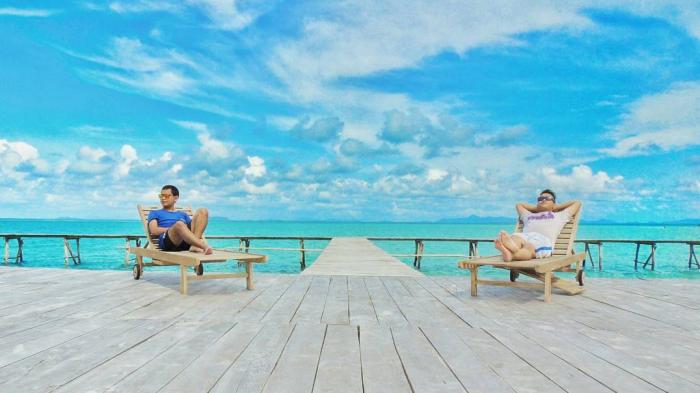 aktivitas di pulau leebong